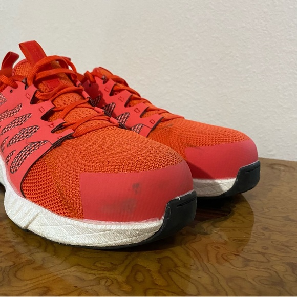 Reebok Fusion Flexweave Cage Composite Toe Work Shoes Women's Size 9.5 M Orange - Picture 9 of 11
